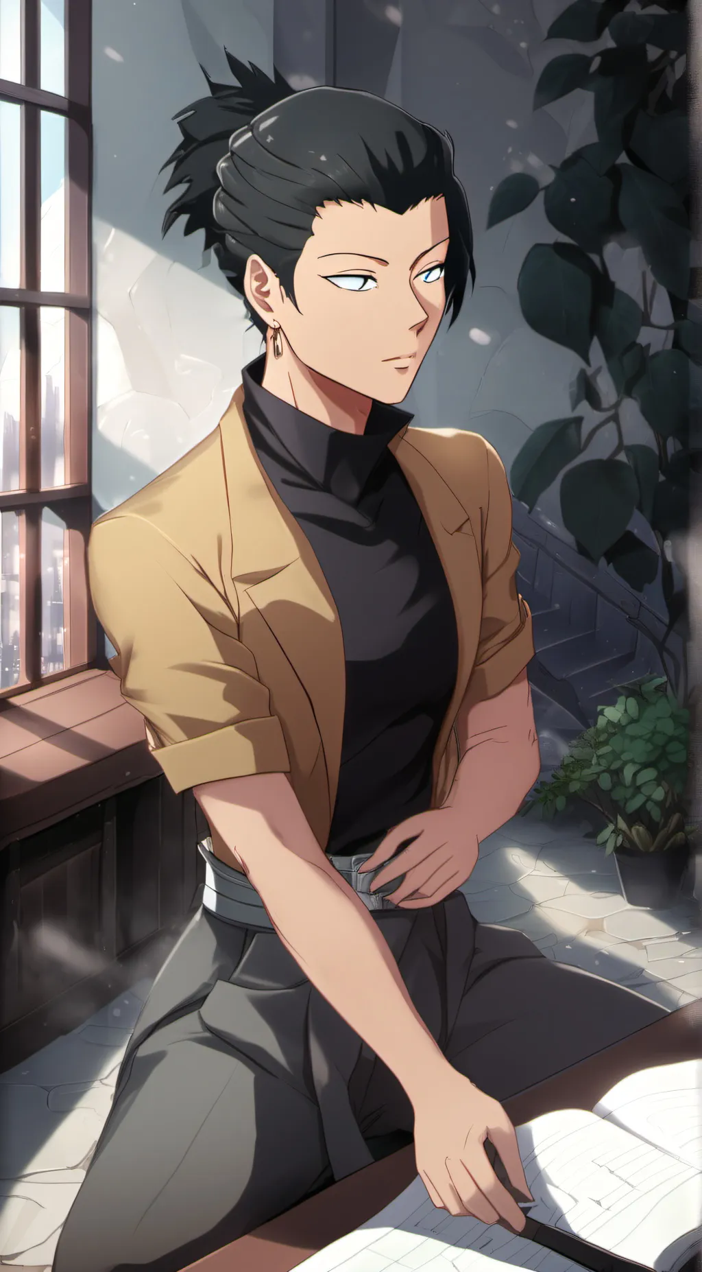 ai character: Geto Suguru background