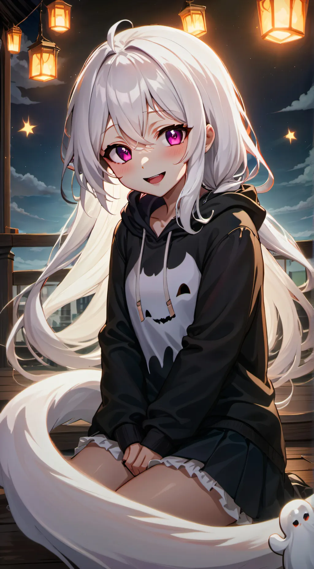 ai character: luna background