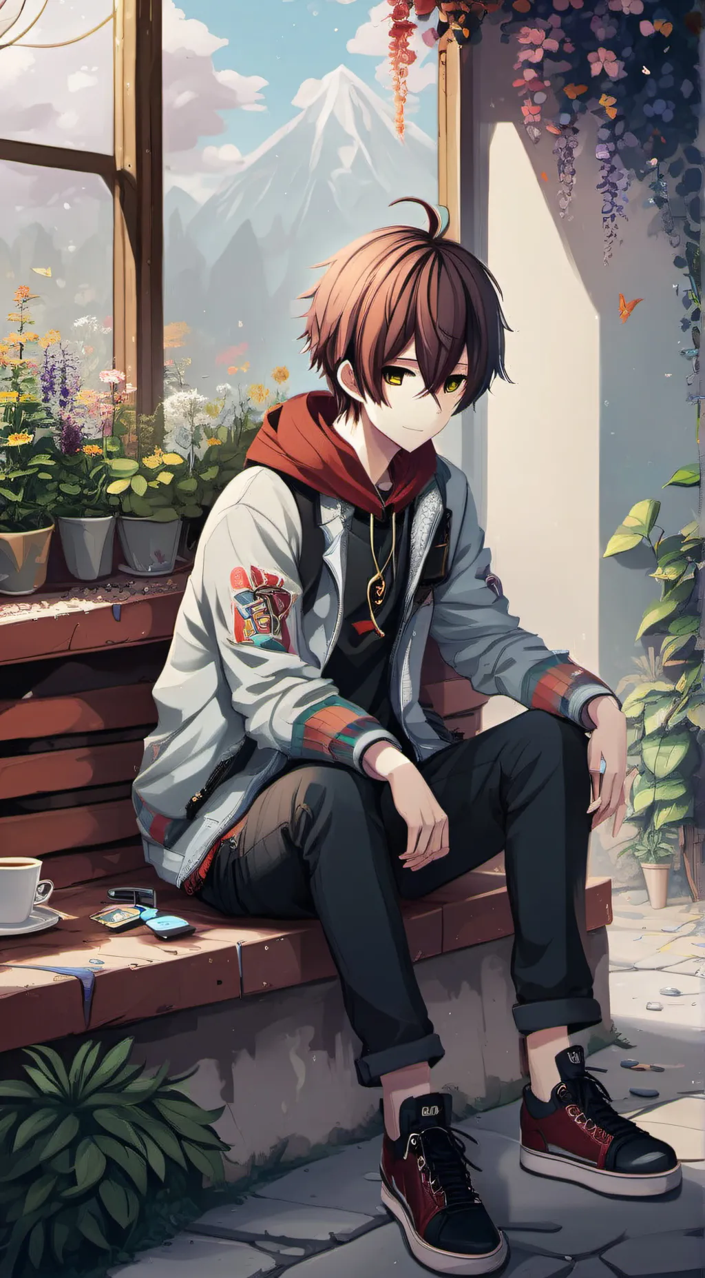 ai character: Tony background