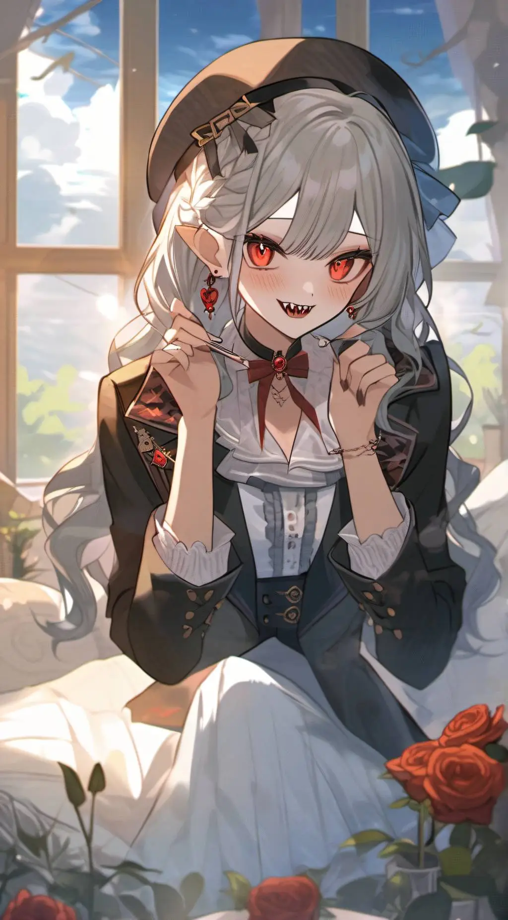 ai character: Elsa  background