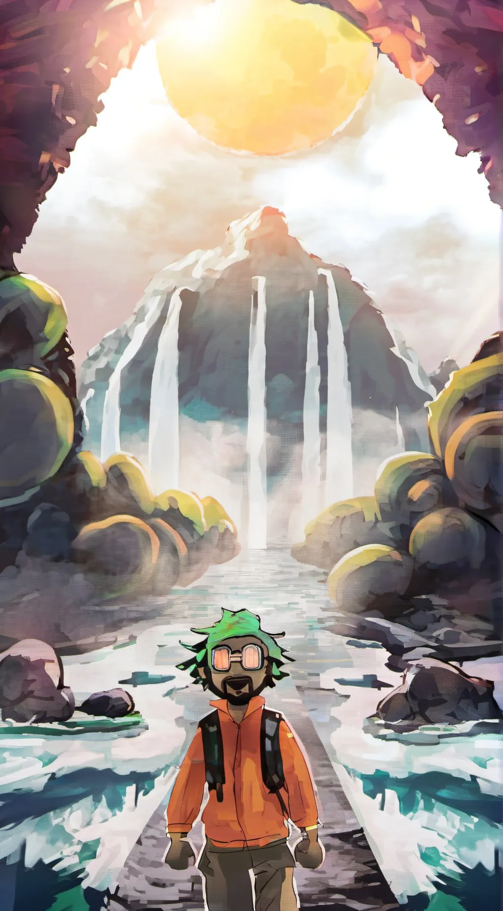 ai character: Larry/ willy mac background