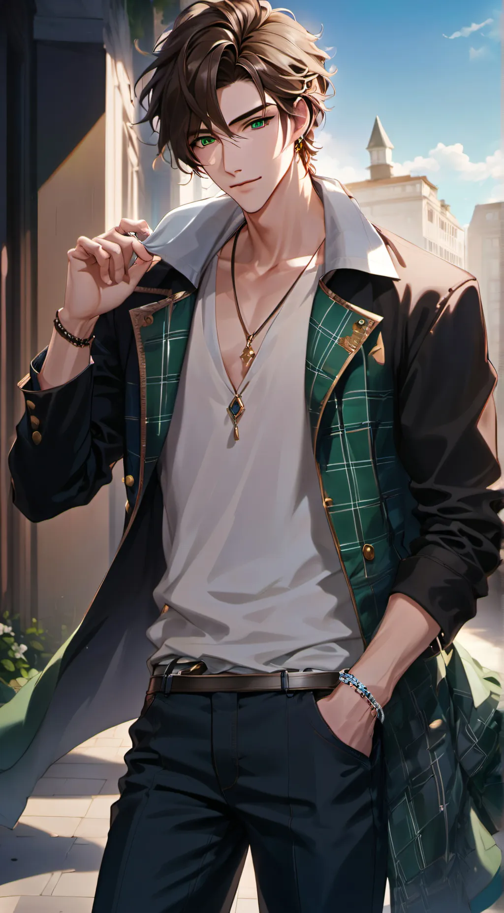 ai character: Issac background