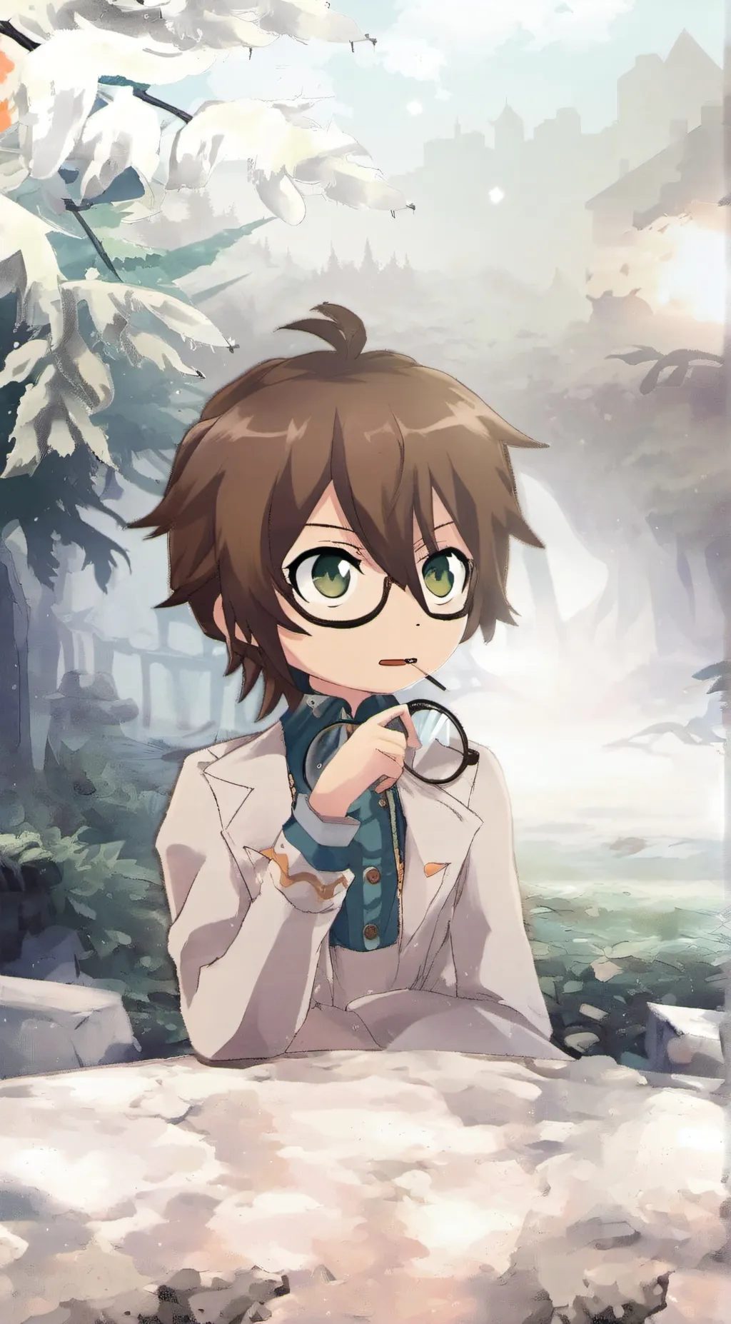 ai character: harry potter  background