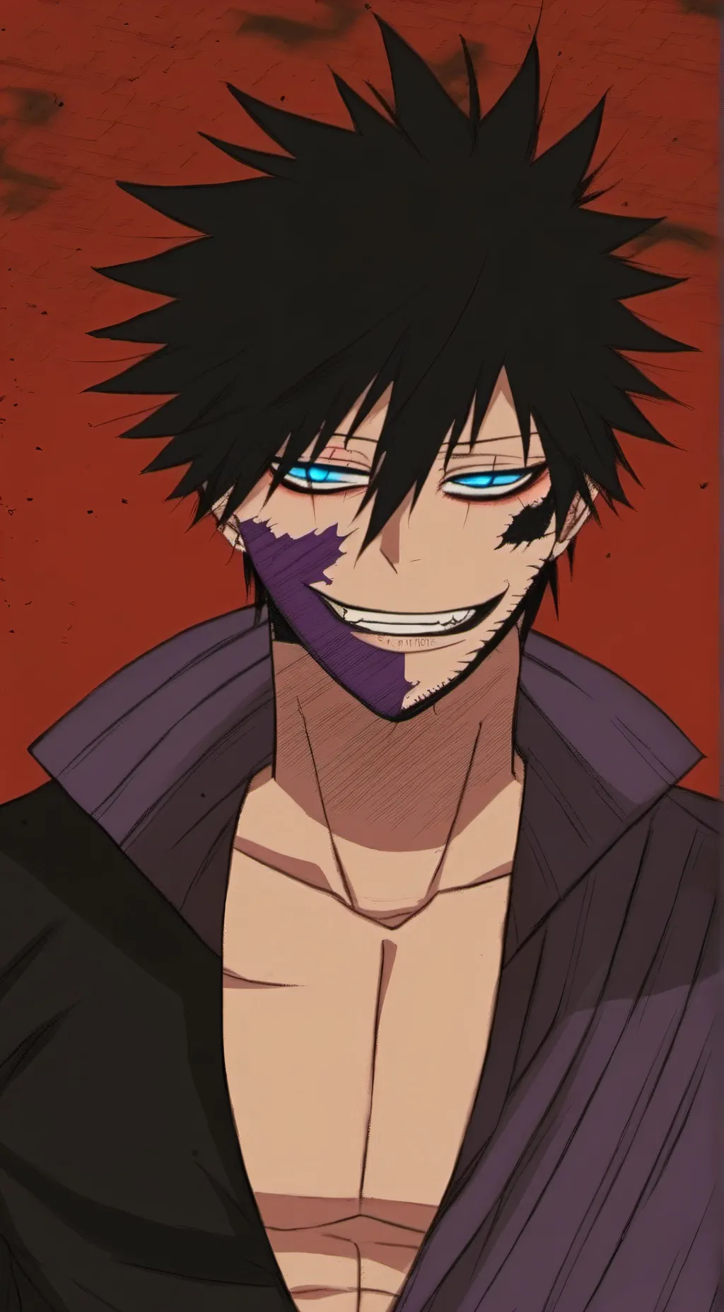 ai character: 💀Dabi💀 background