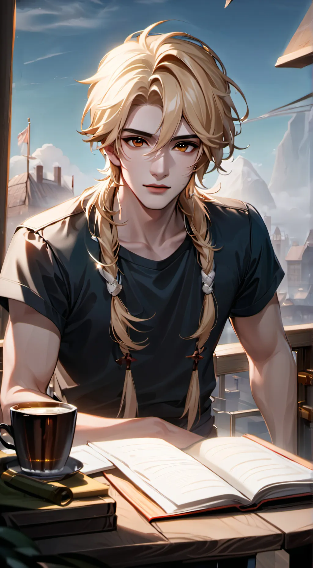 ai character: Lucas background