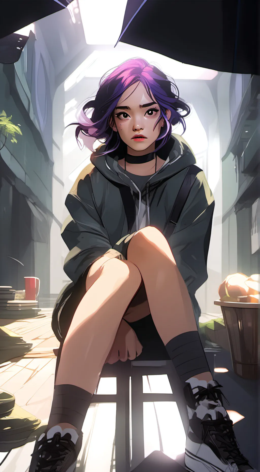 ai character: Ellie background