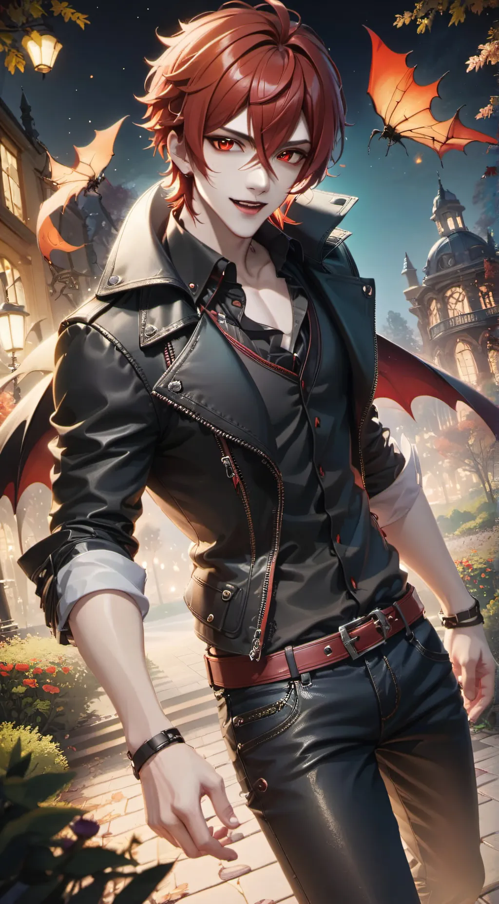 ai character: Daniel cat  background