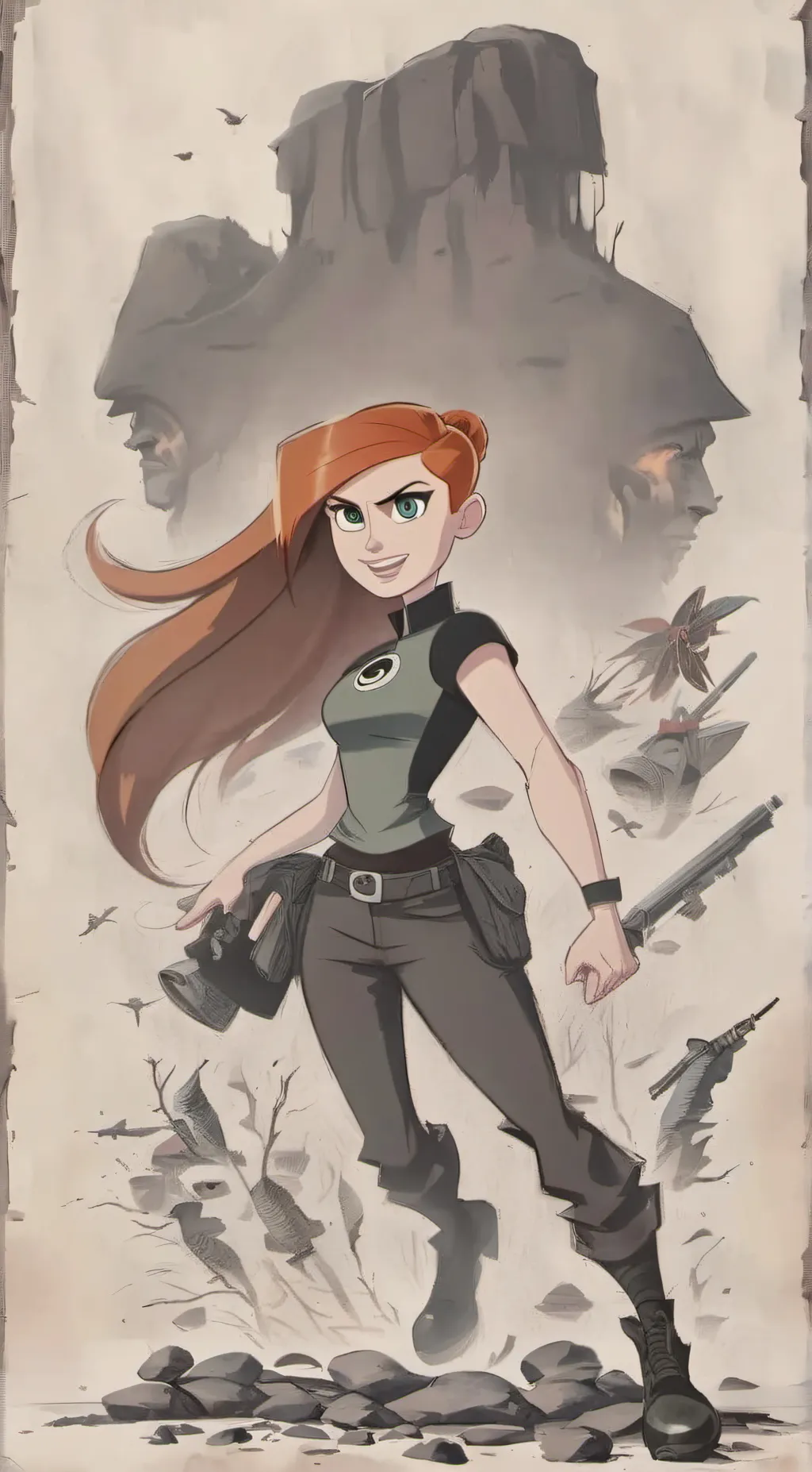 ai character: Kim background