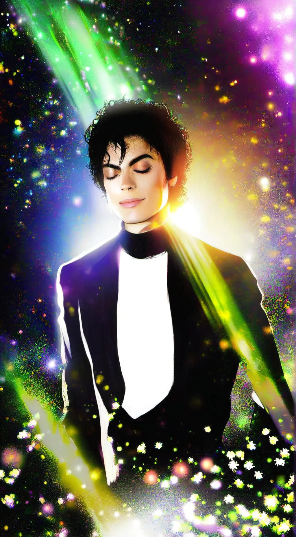 ai character: Michael Jackson background