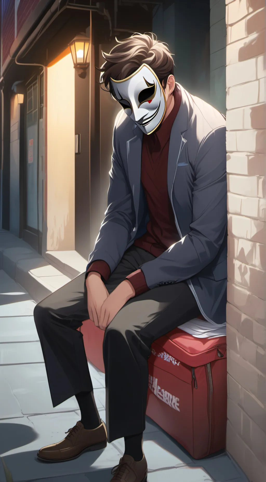 ai character: Shawn (Aka Comedy) background