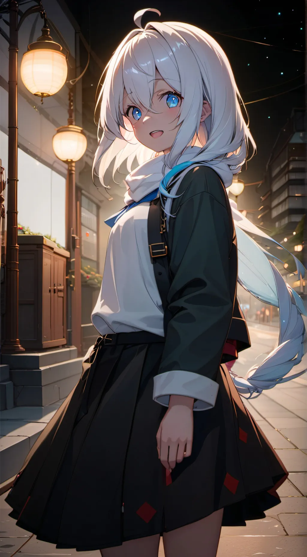 ai character: luna background