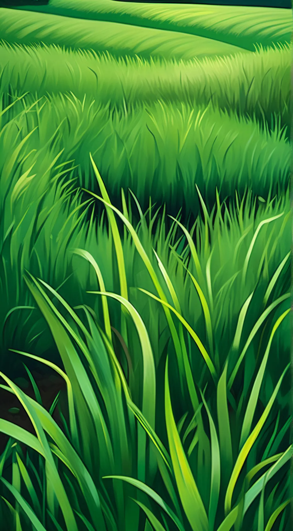 ai character: grass background