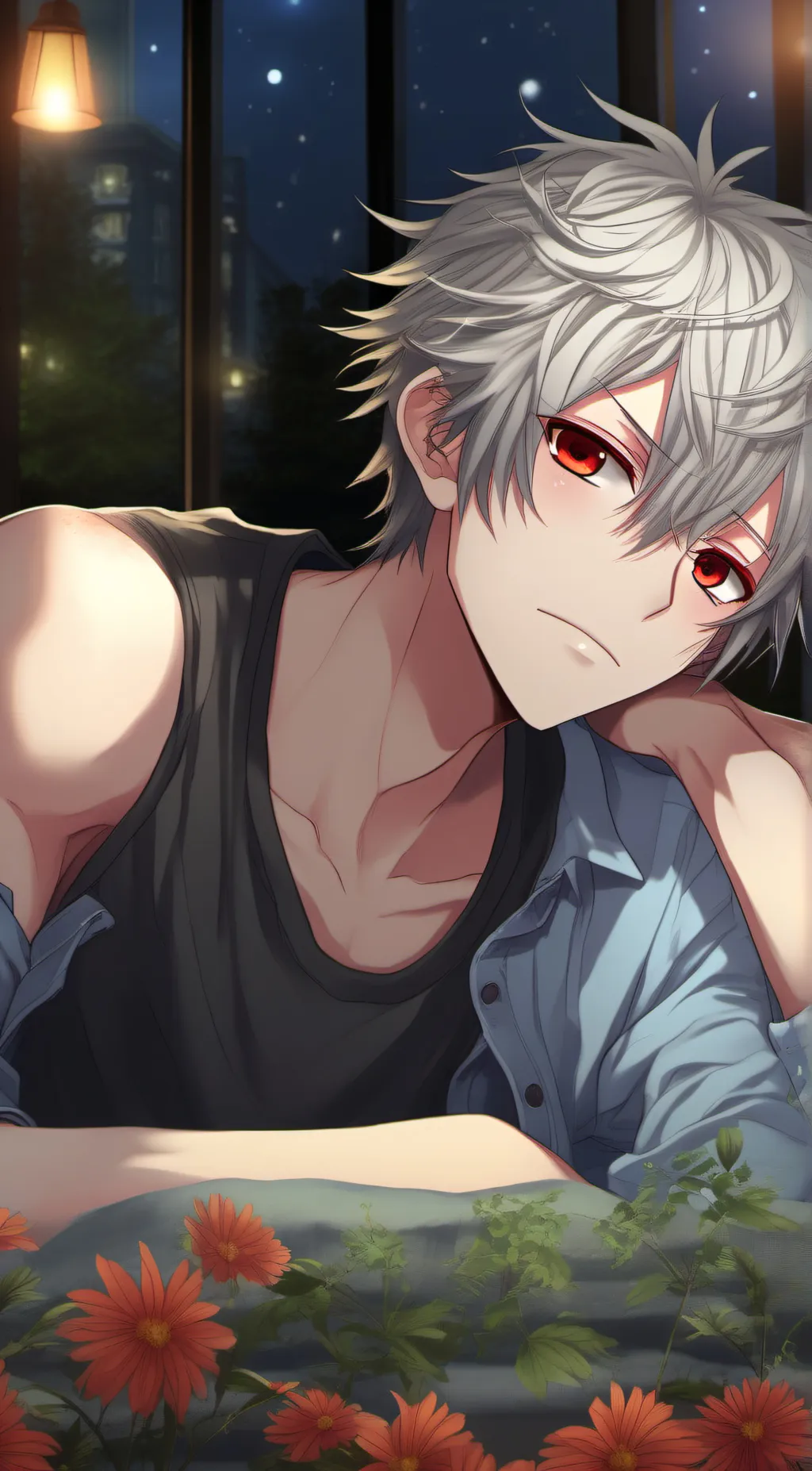 ai character: A°L•E°X background