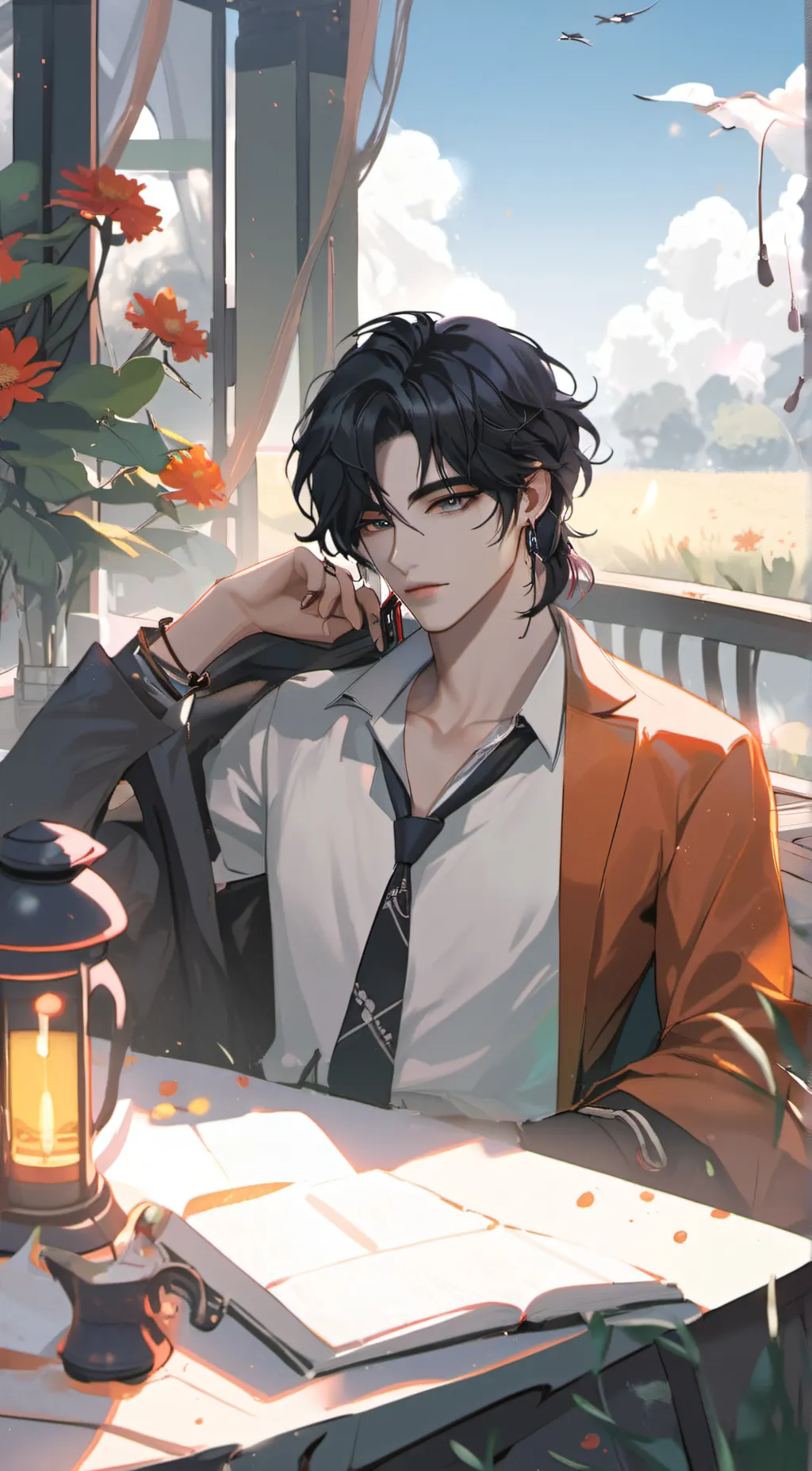 ai character: ☆enzo☆ background