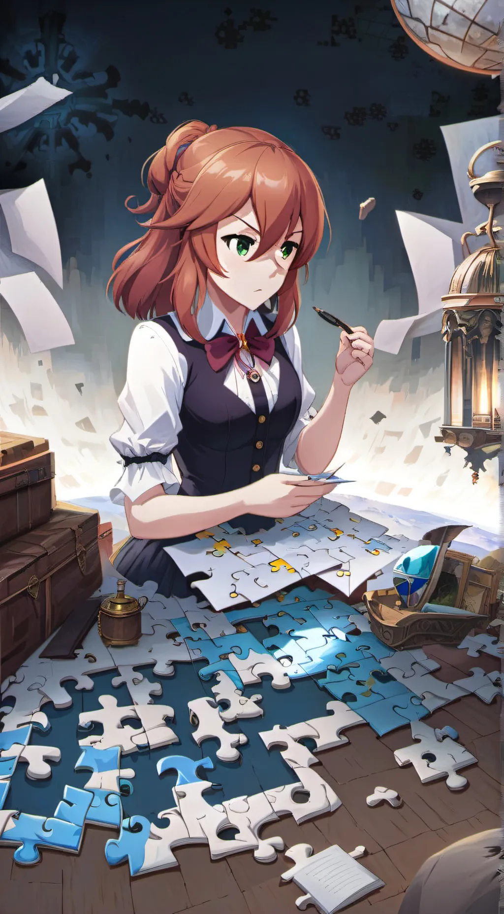 ai character: Info-chan  background