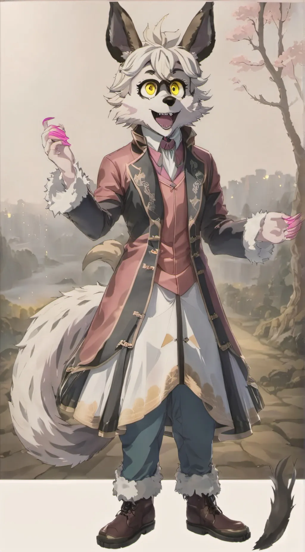 ai character: Funtime Foxy  background