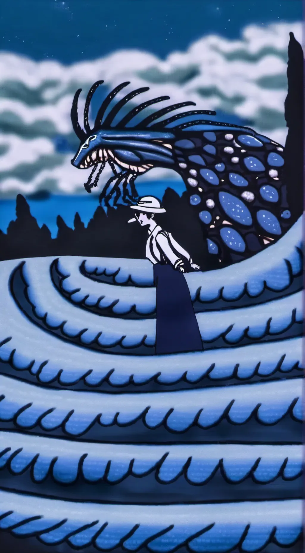 ai character: rika jjk movie background