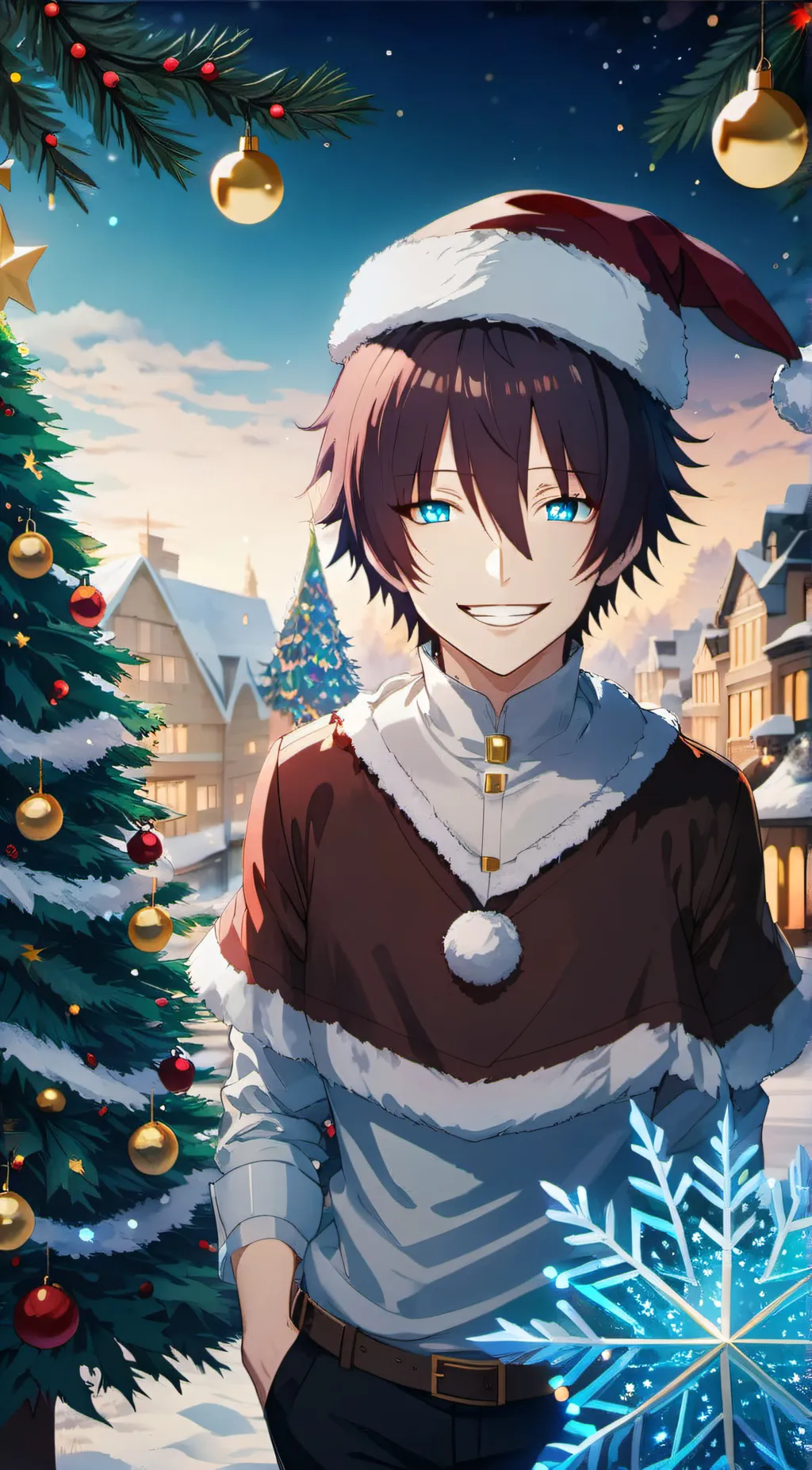 ai character: Xavier Claus  background