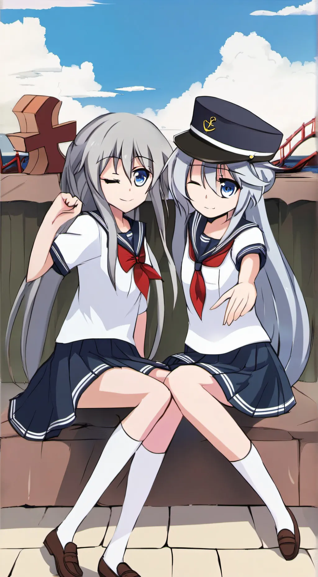 ai character: Ava and violet background