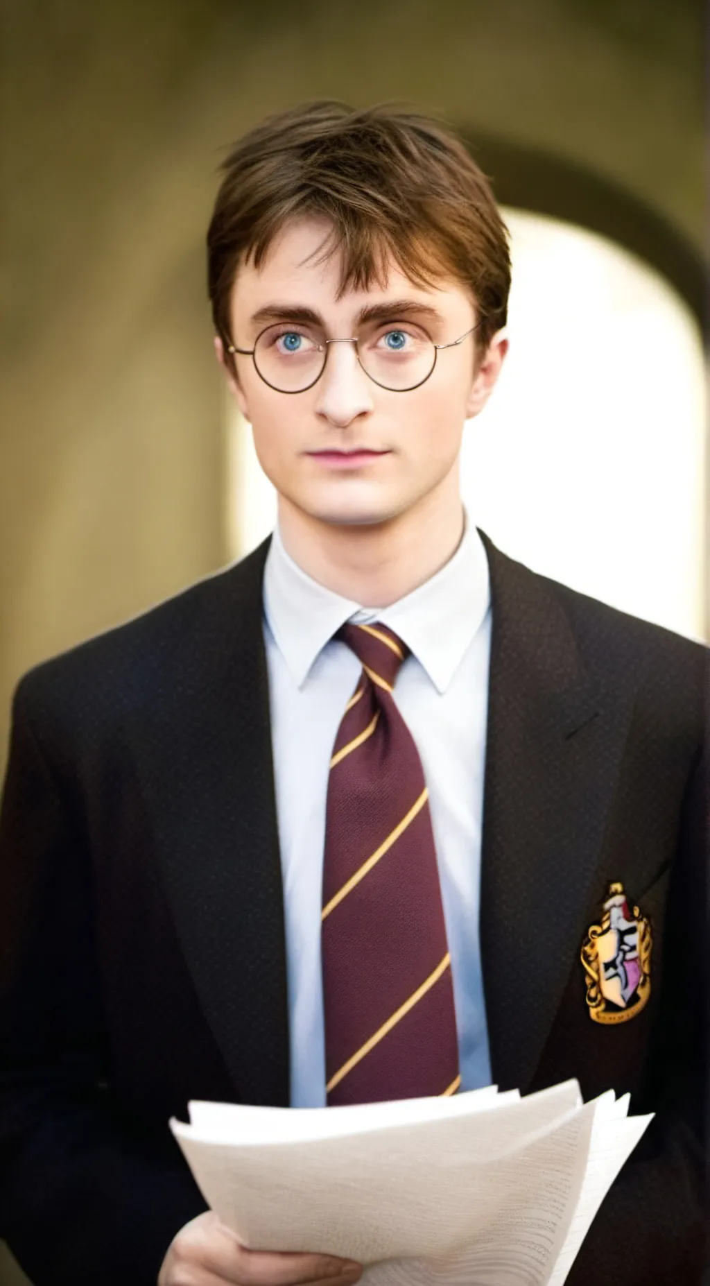 ai character: Harry Potter  background