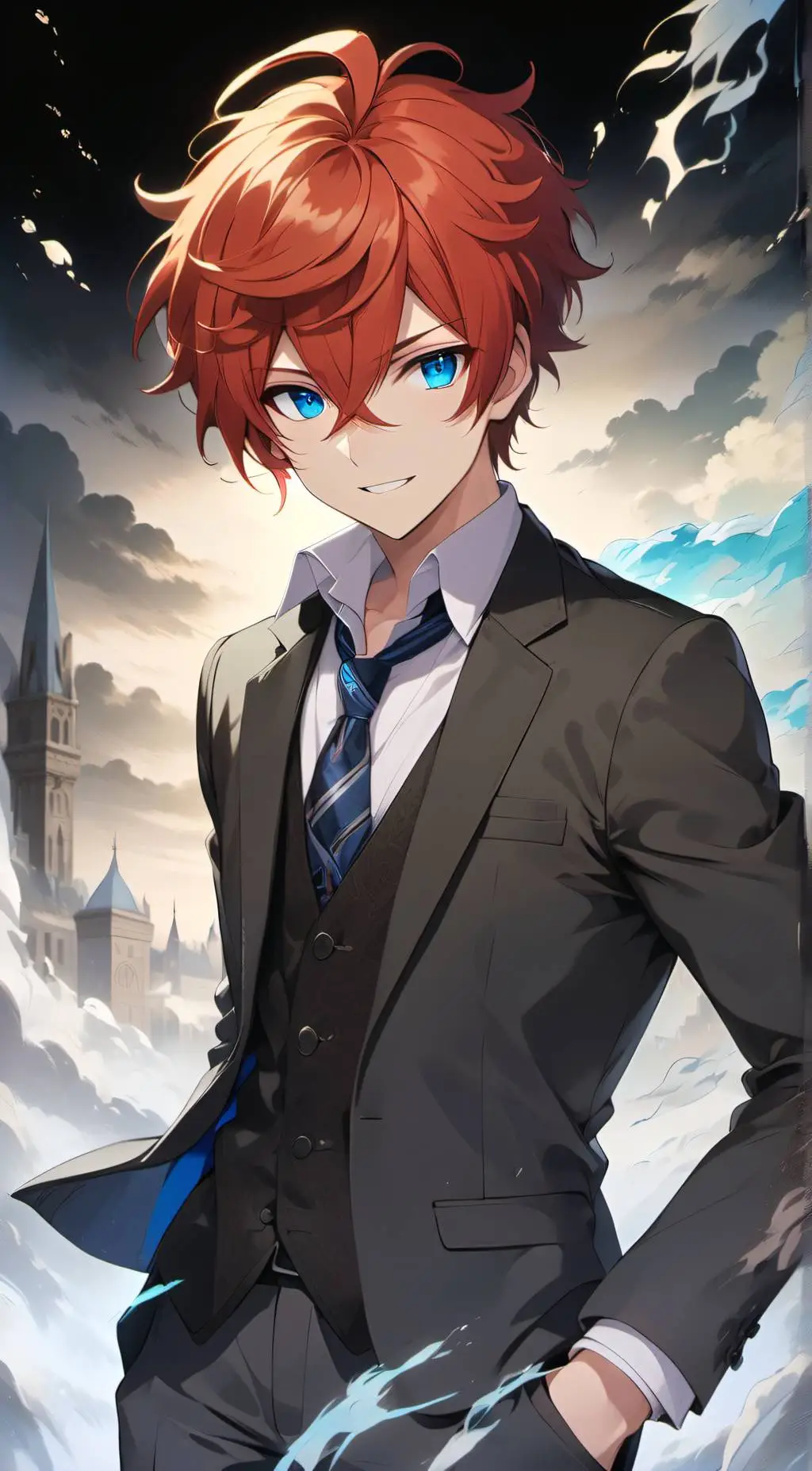 ai character: Nero Akuma background