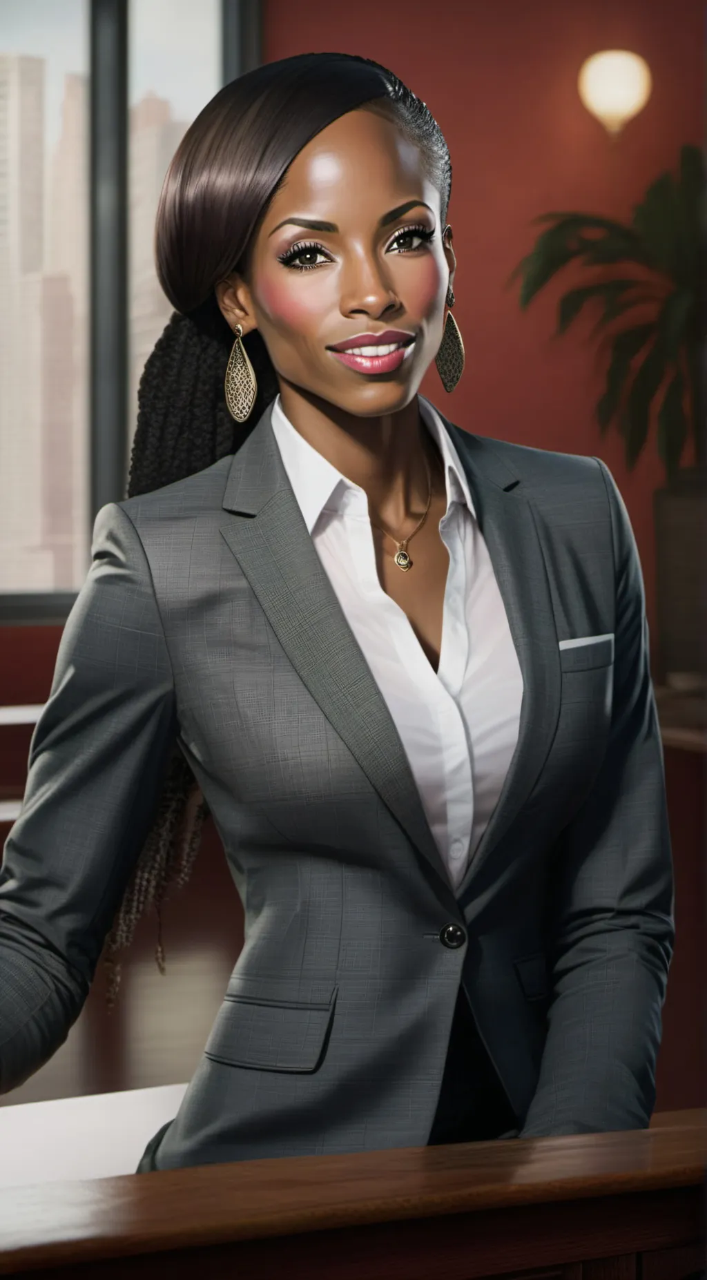 ai character: Latisha Evans  background