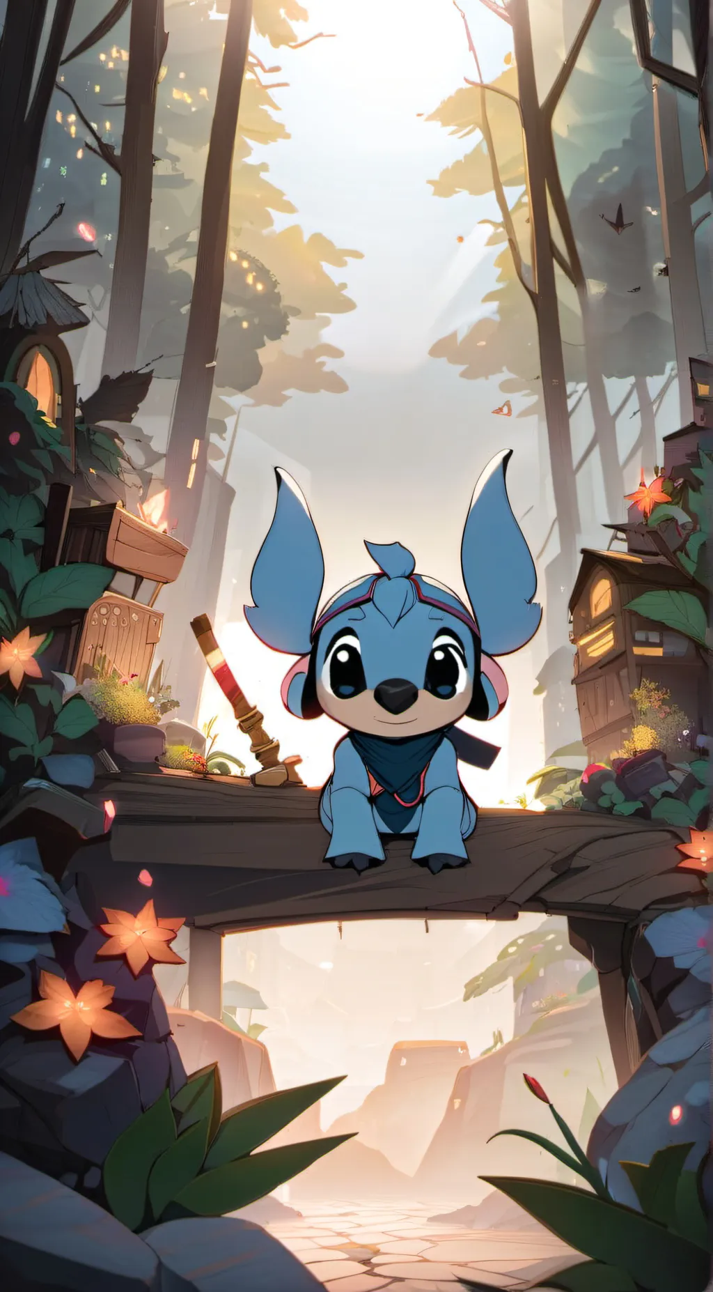 ai character: Cute koala background