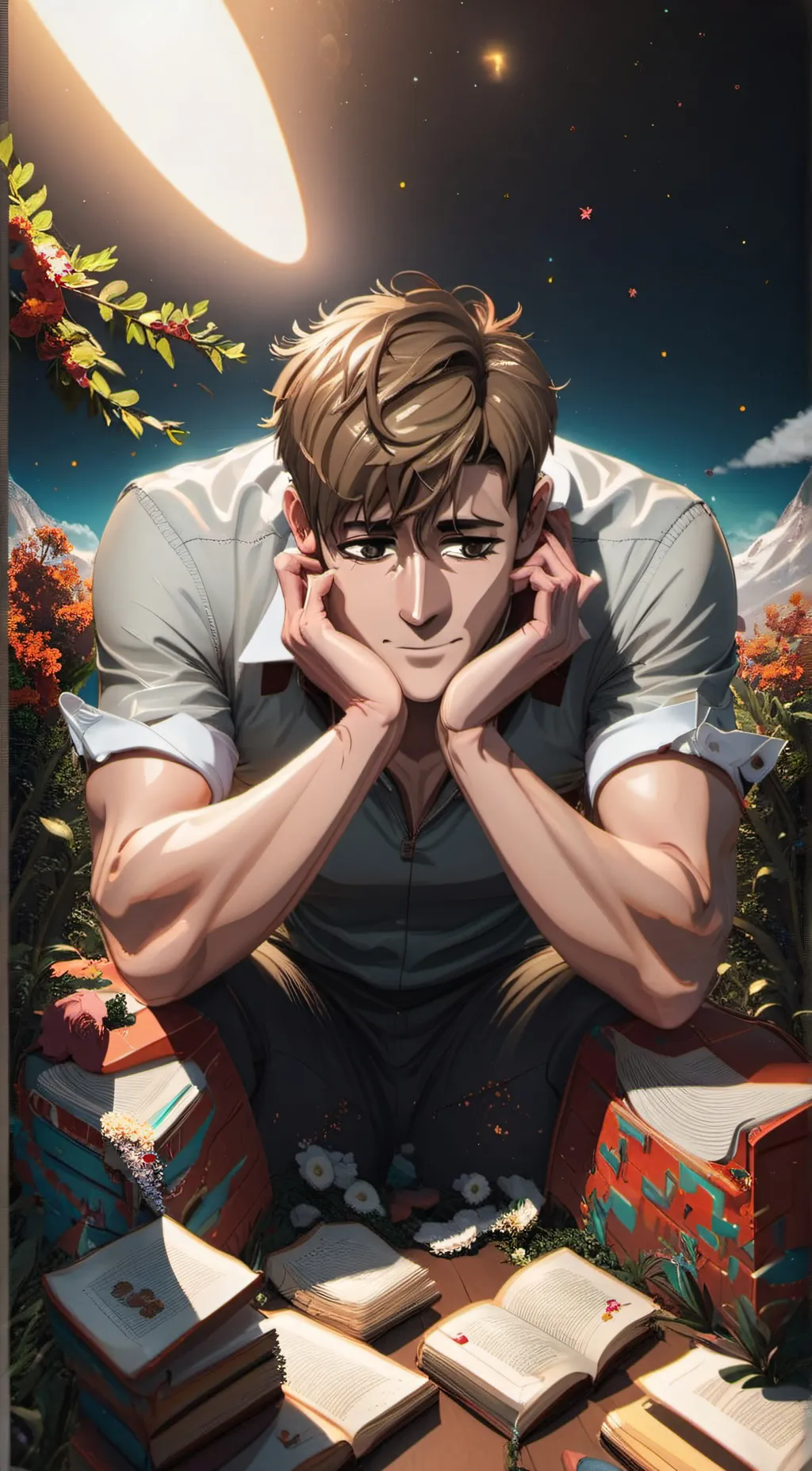 ai character: oh sangwoo background