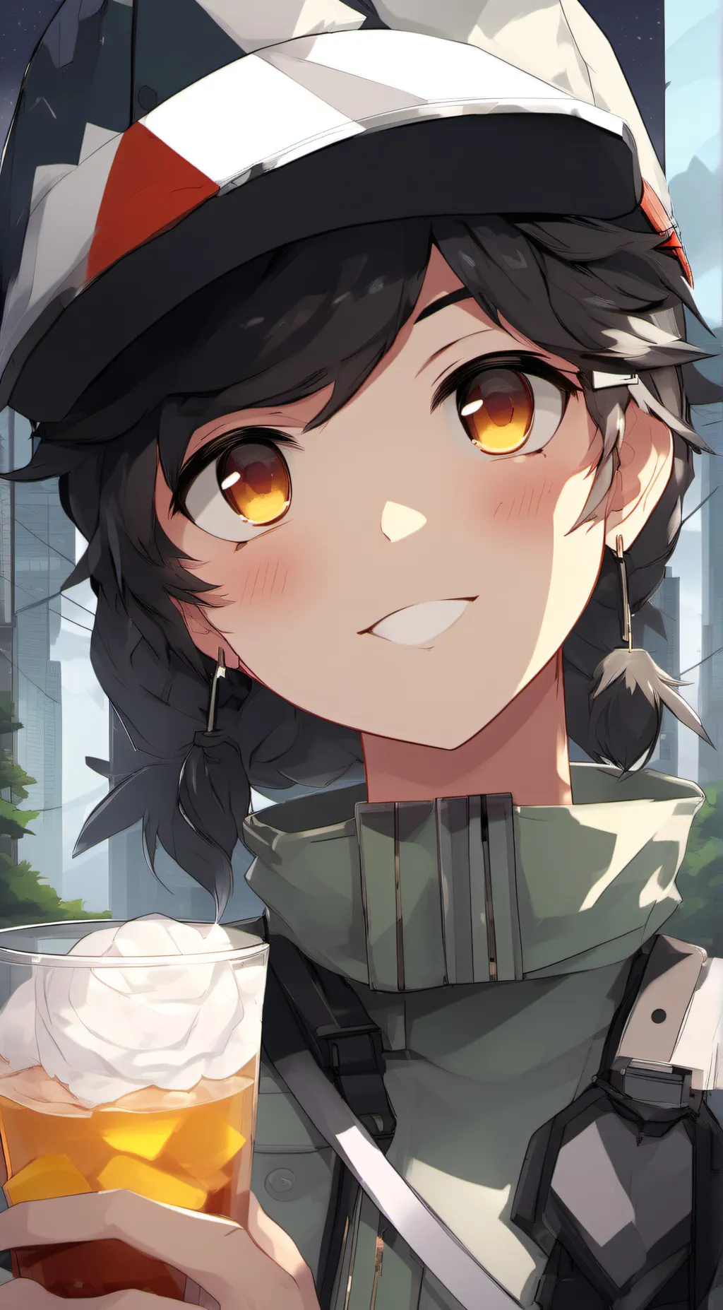 ai character: Hi i'm Valery  background