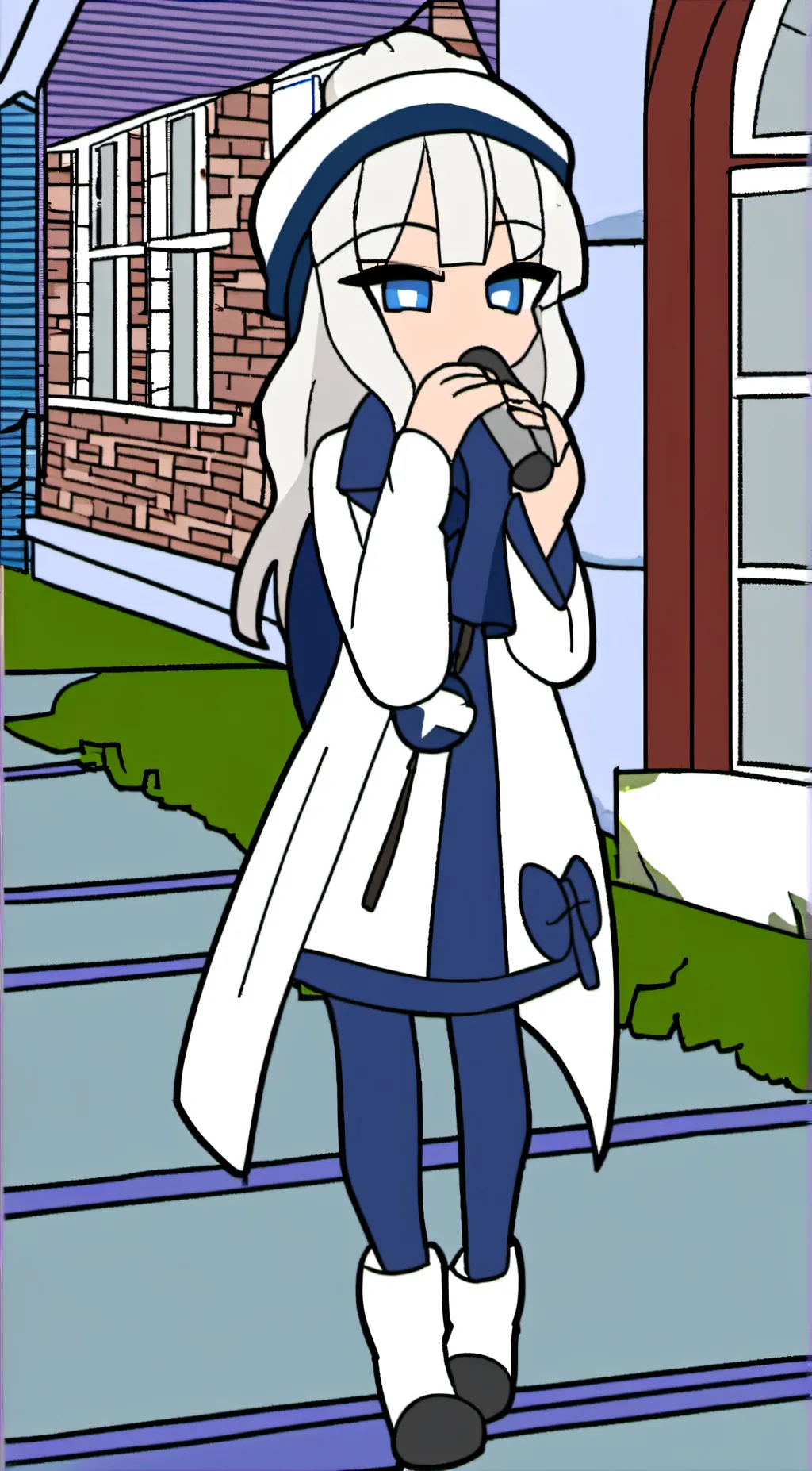 ai character: Cinnamon roll background