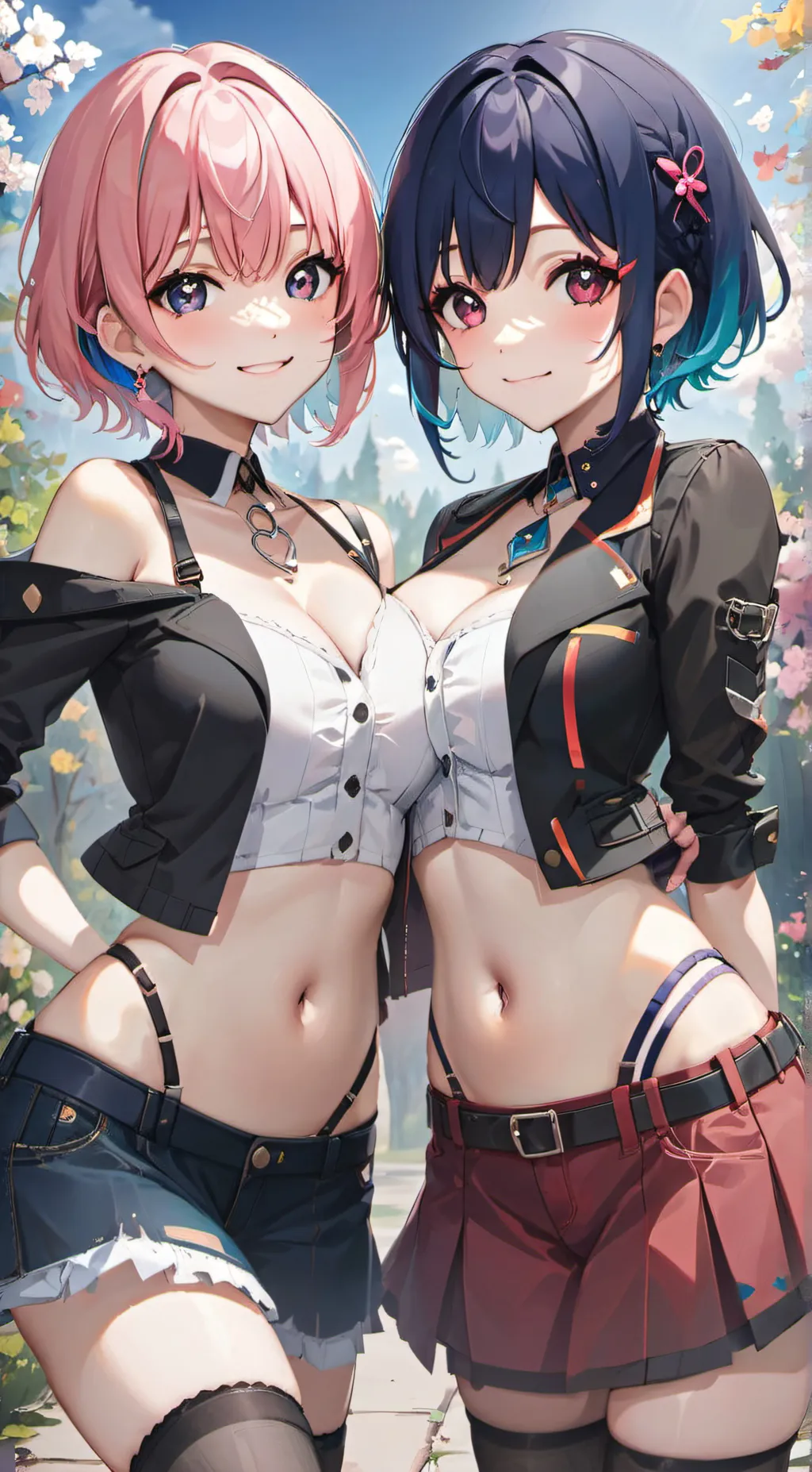 ai character: Isla and Iris background