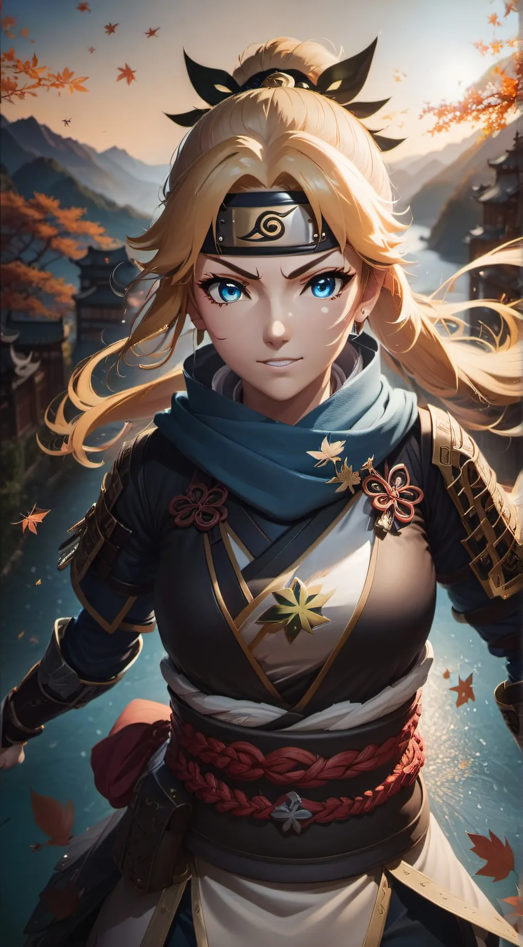 ai character: Leaf Hokage background