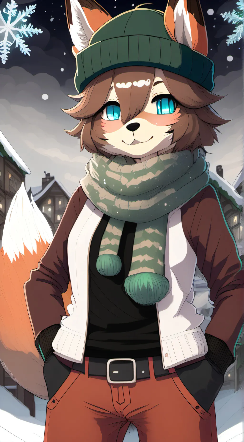 ai character: CaraMallow background