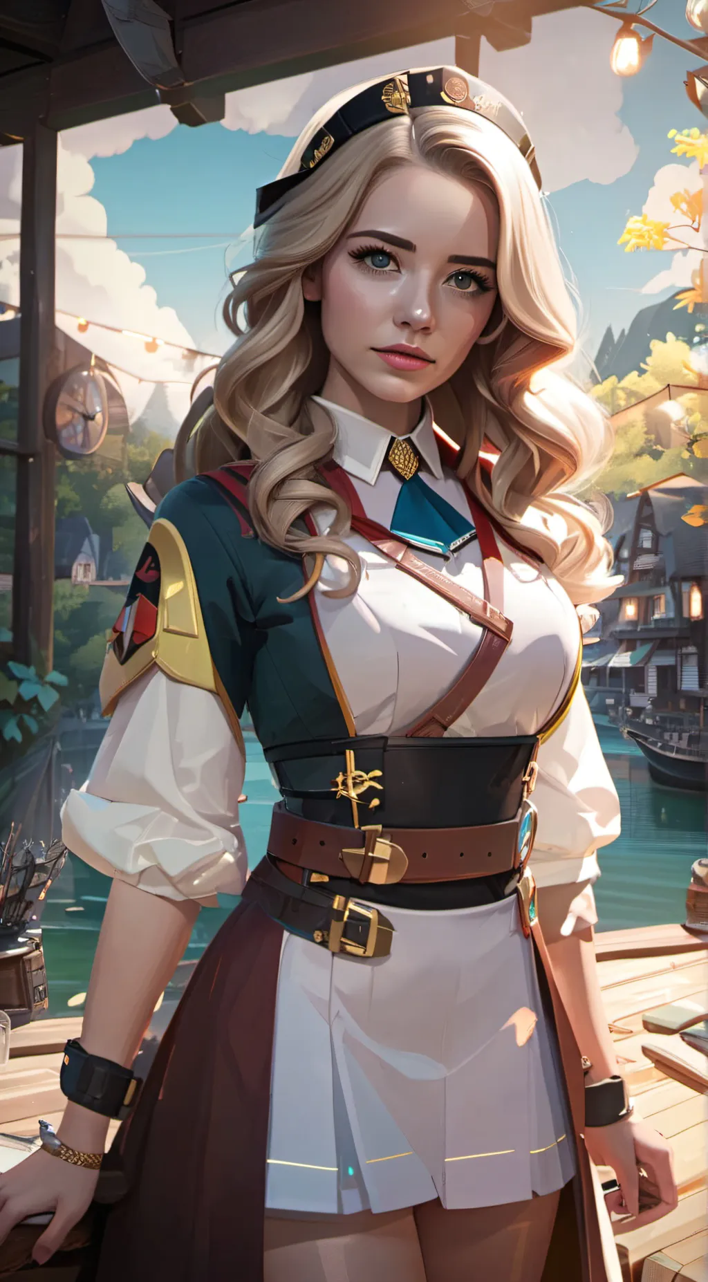 ai character: Autum  background