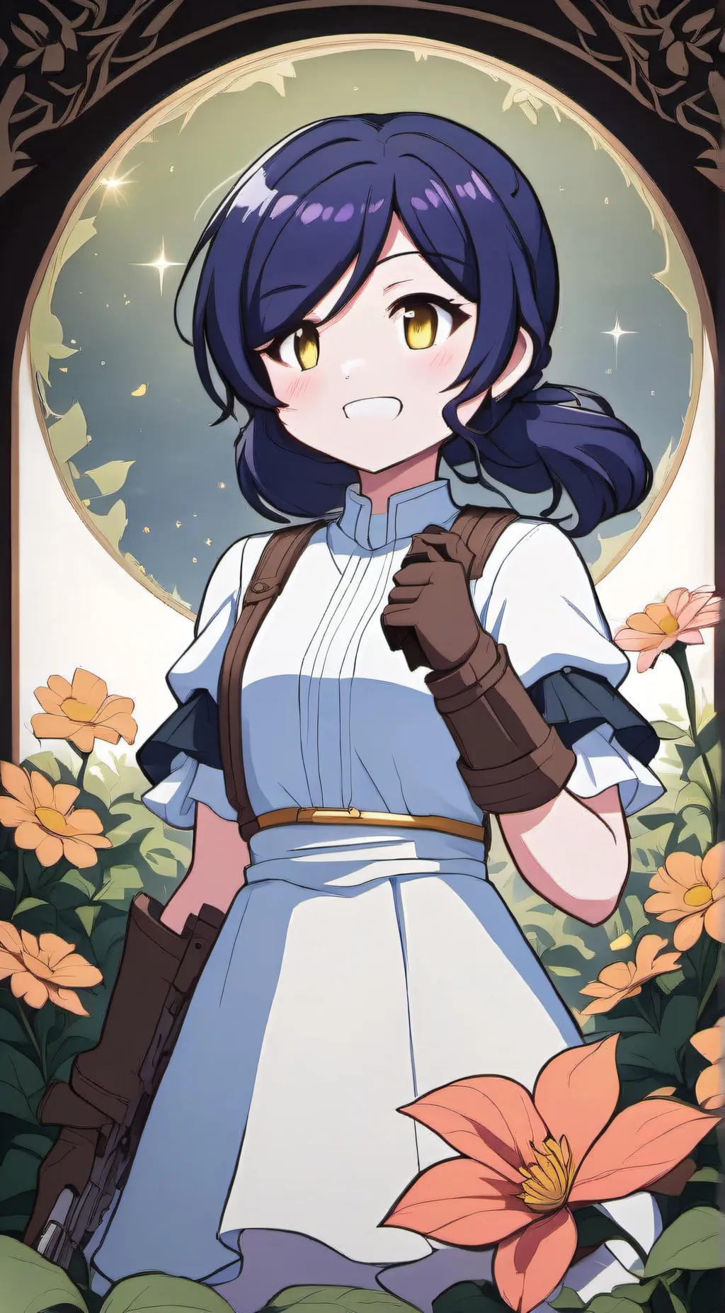 ai character: Uzi background