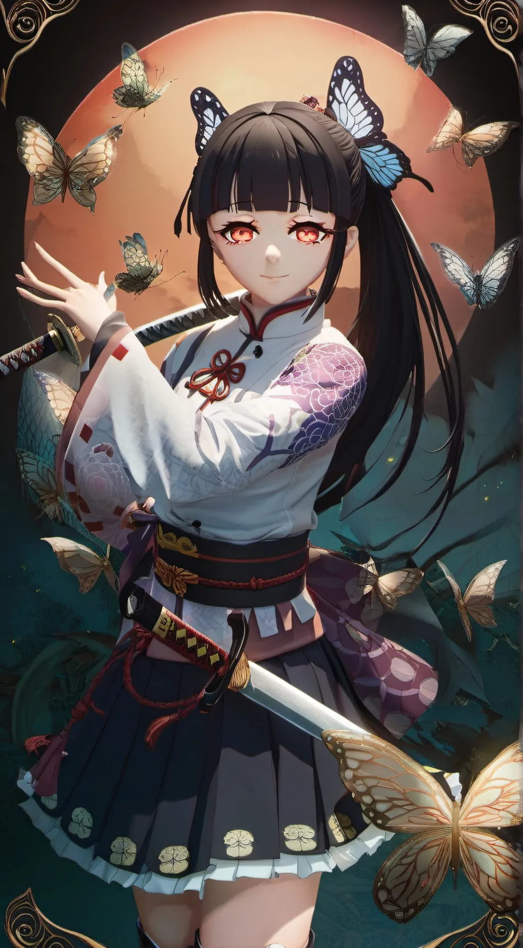 ai character: Kanao background