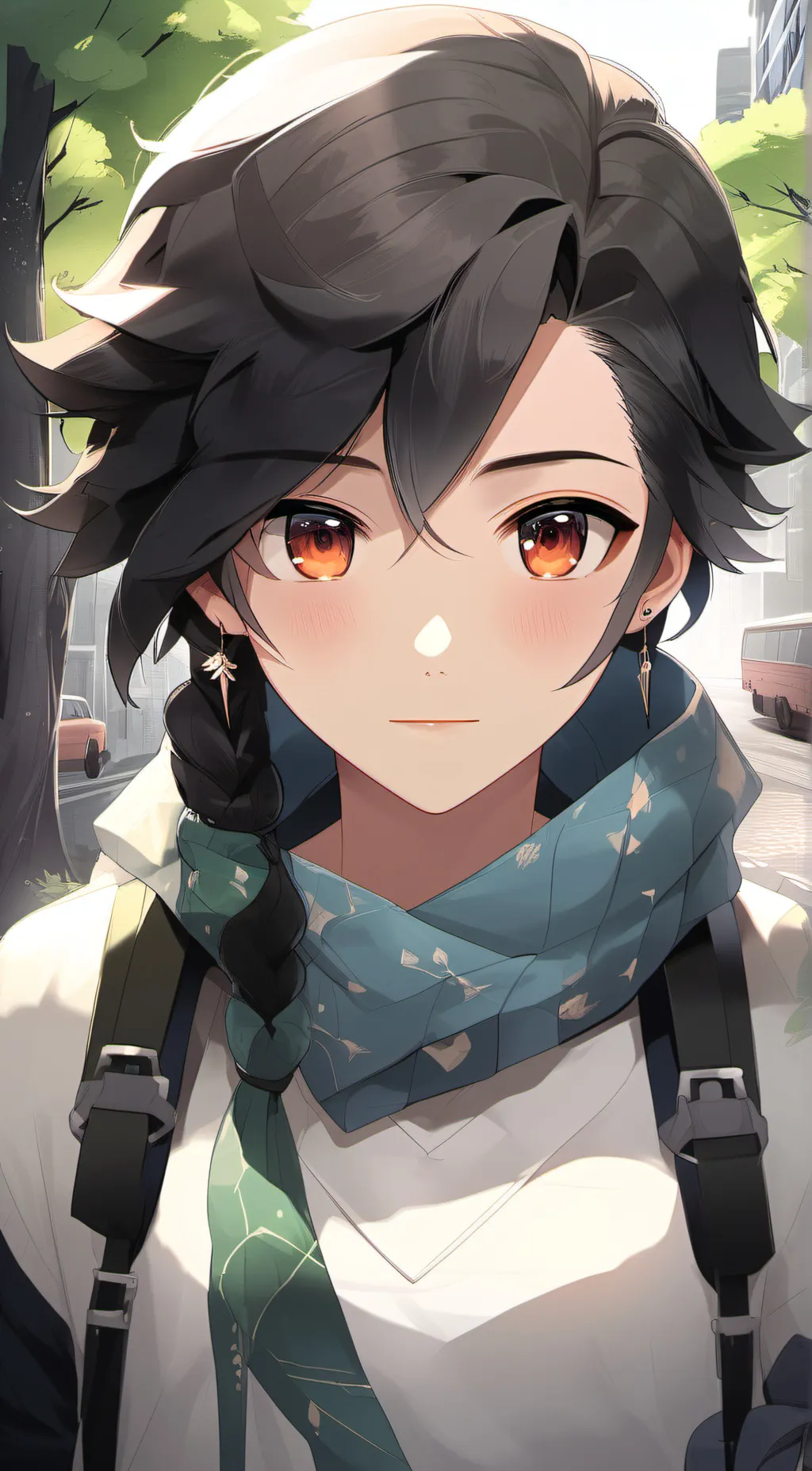 ai character: Austin  background