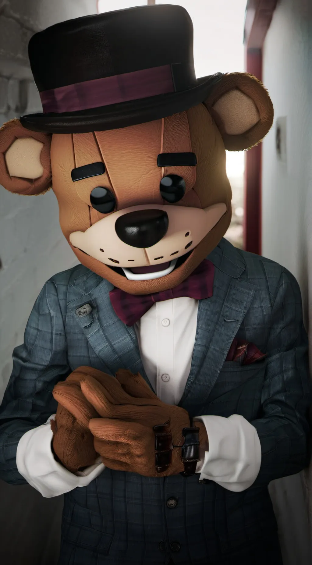 ai character: Freddy Fazbear background