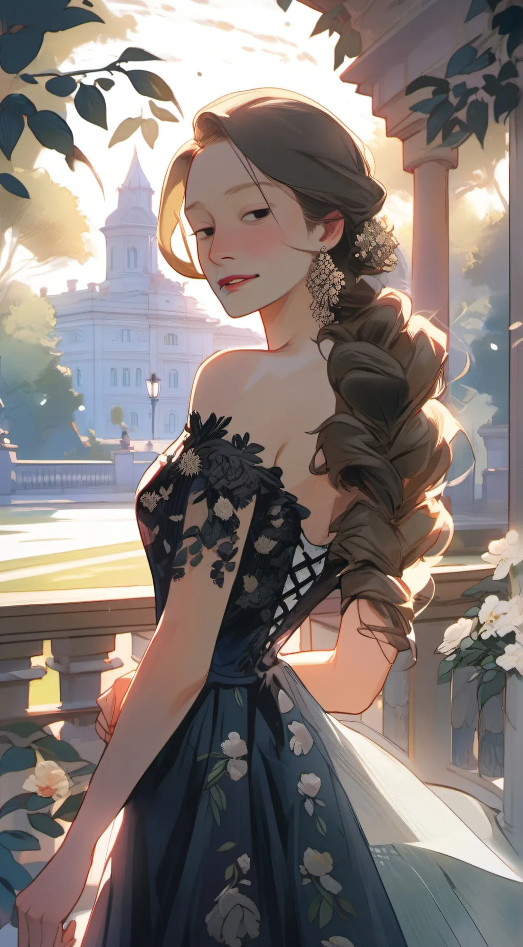 ai character: Lilly background