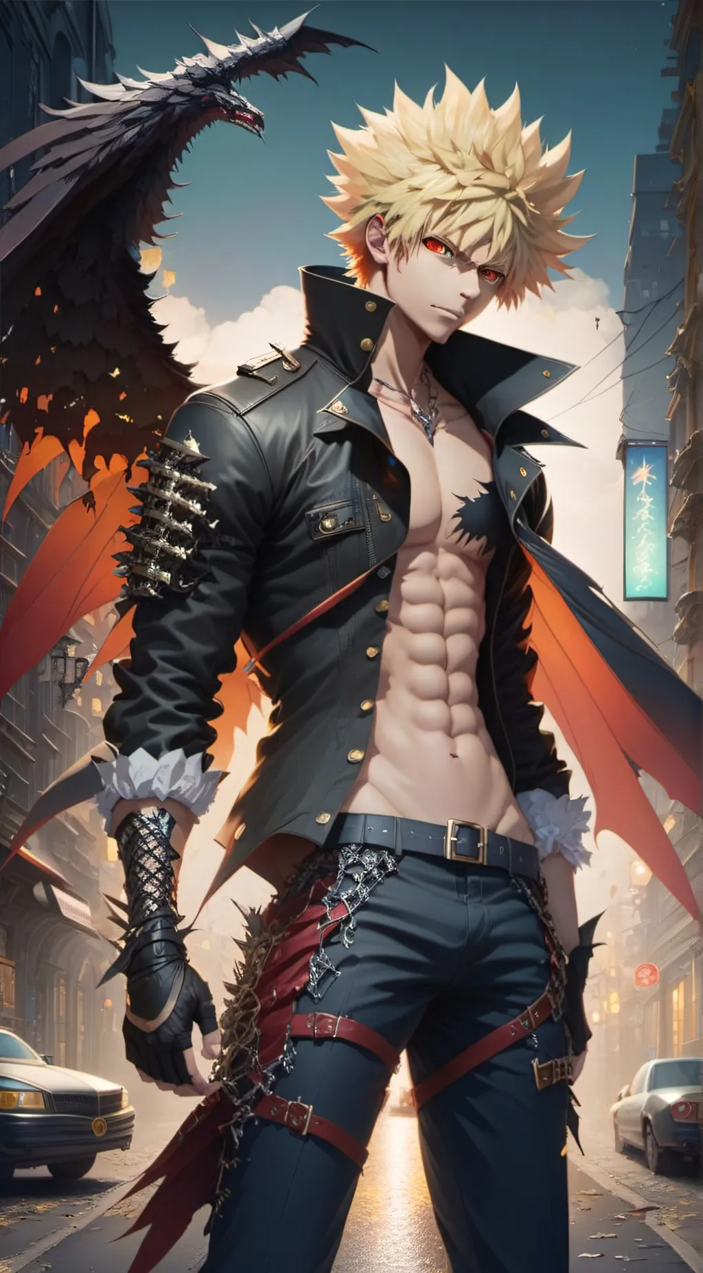 ai character: Lord Katsuki background