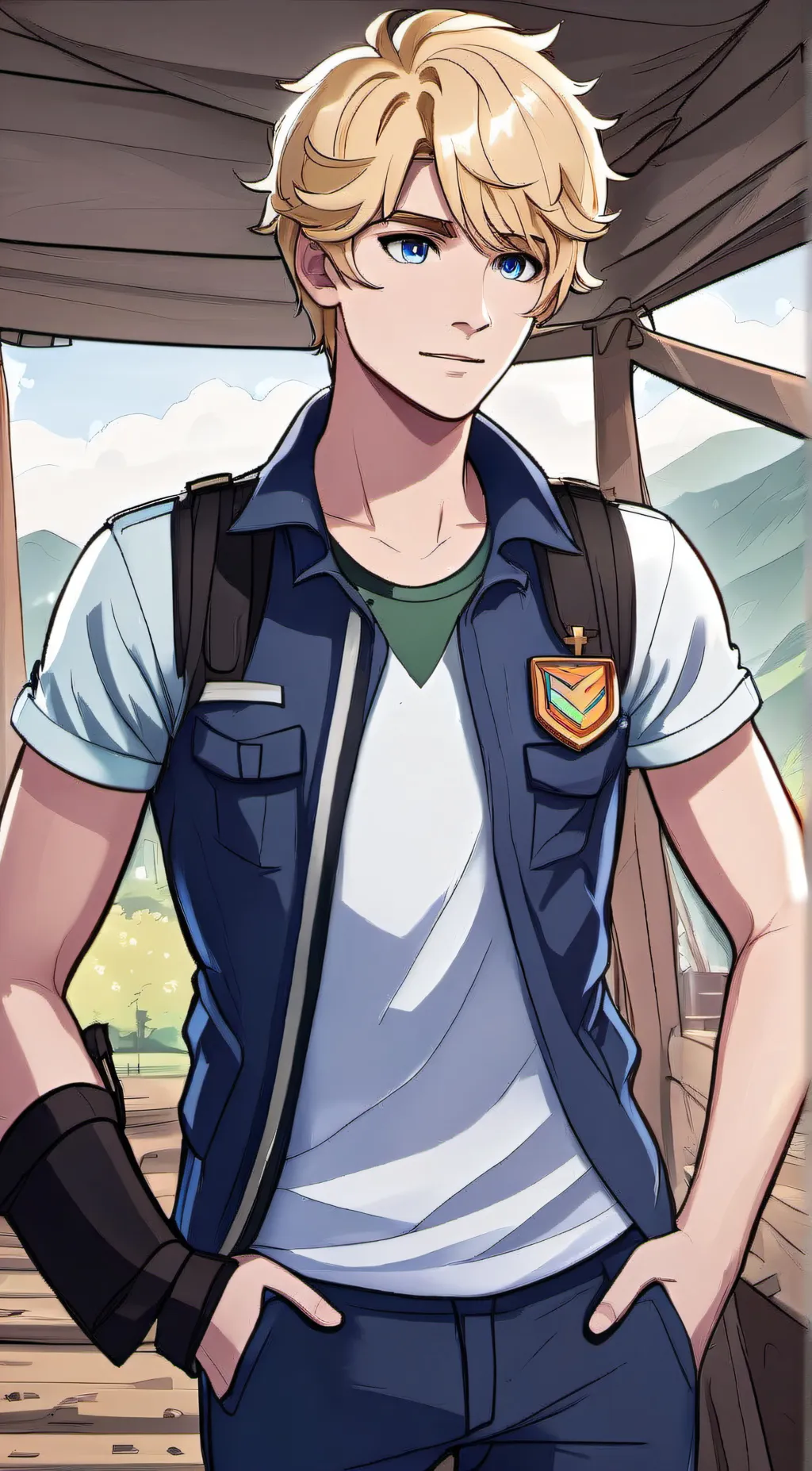 ai character: Will Solace background