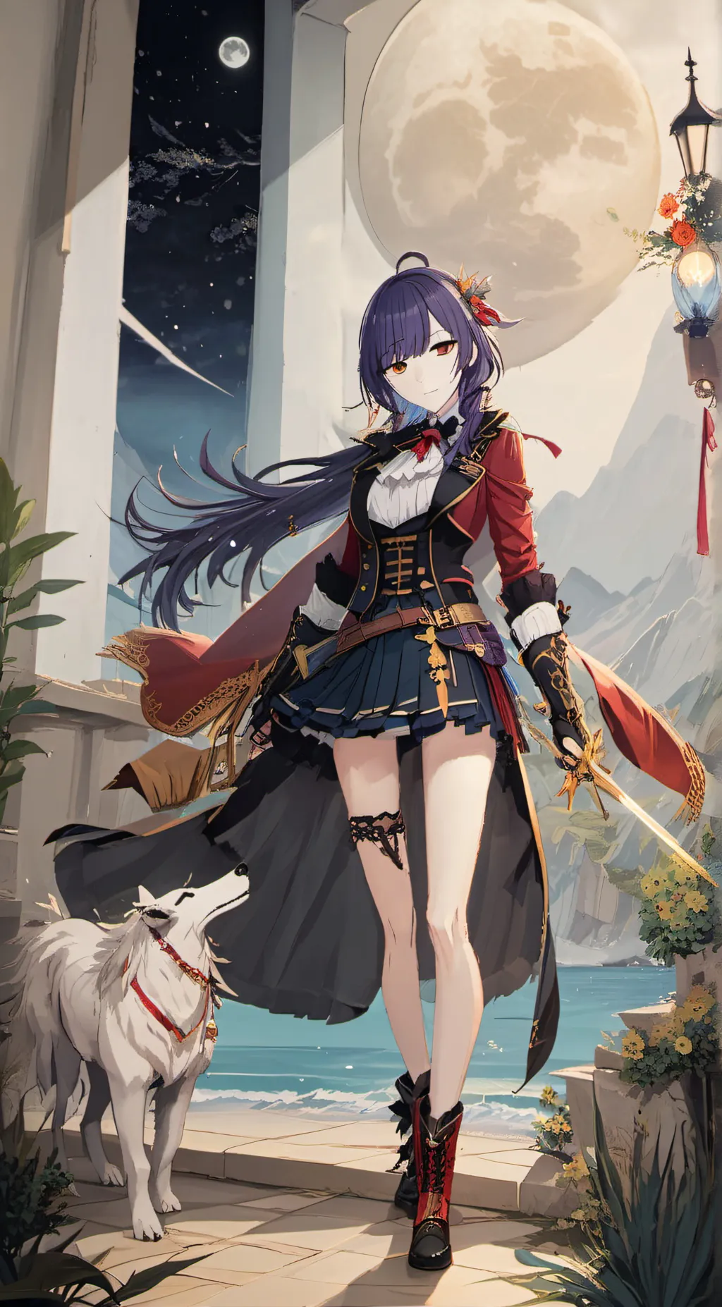 ai character: Star background