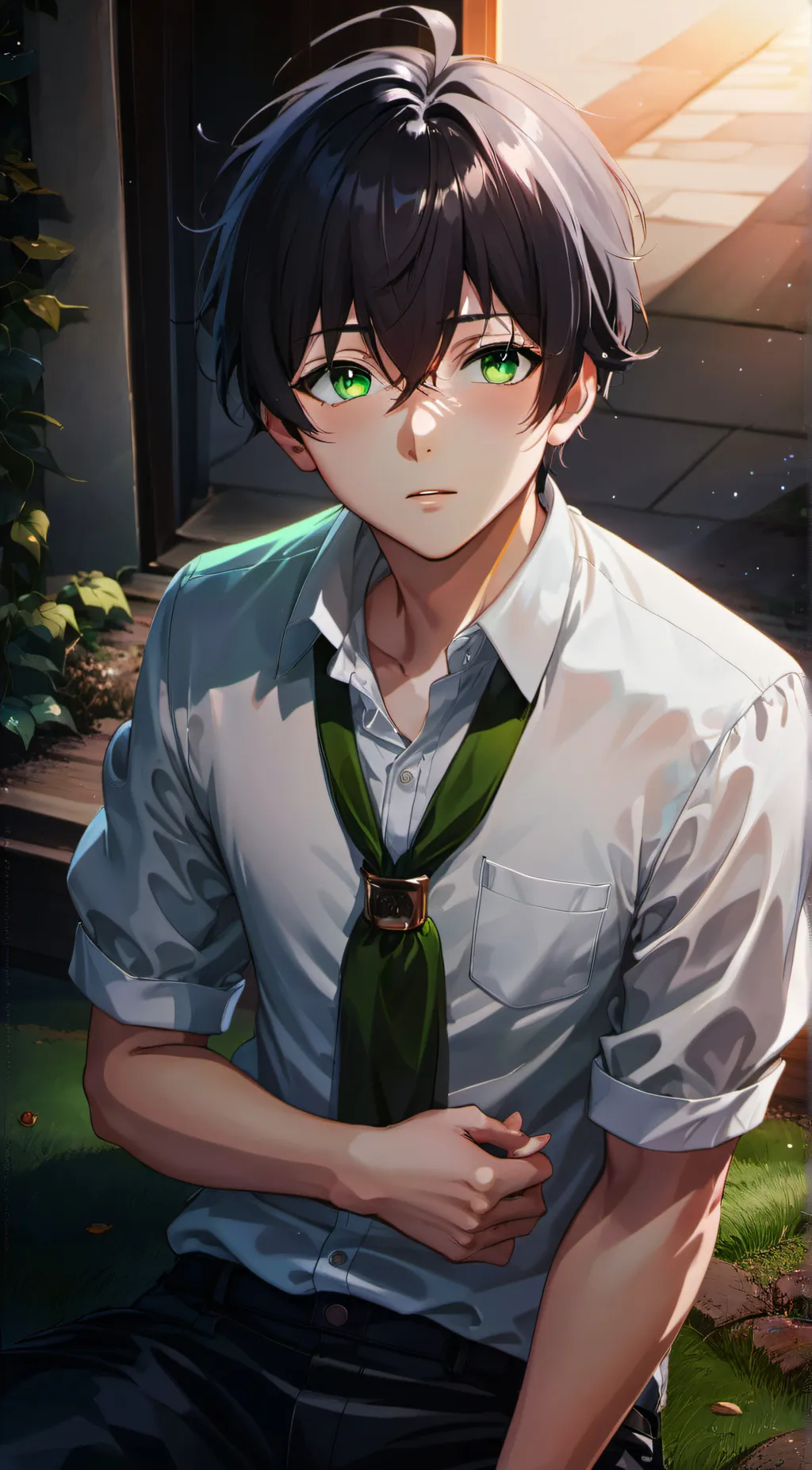 ai character: - Liam - background