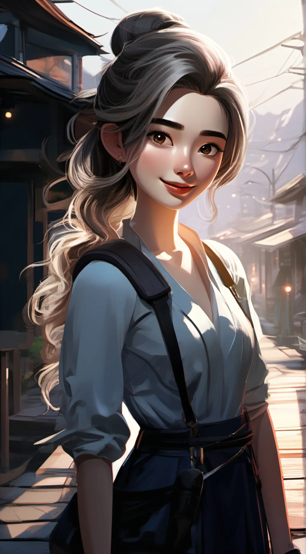 ai character: Amy background