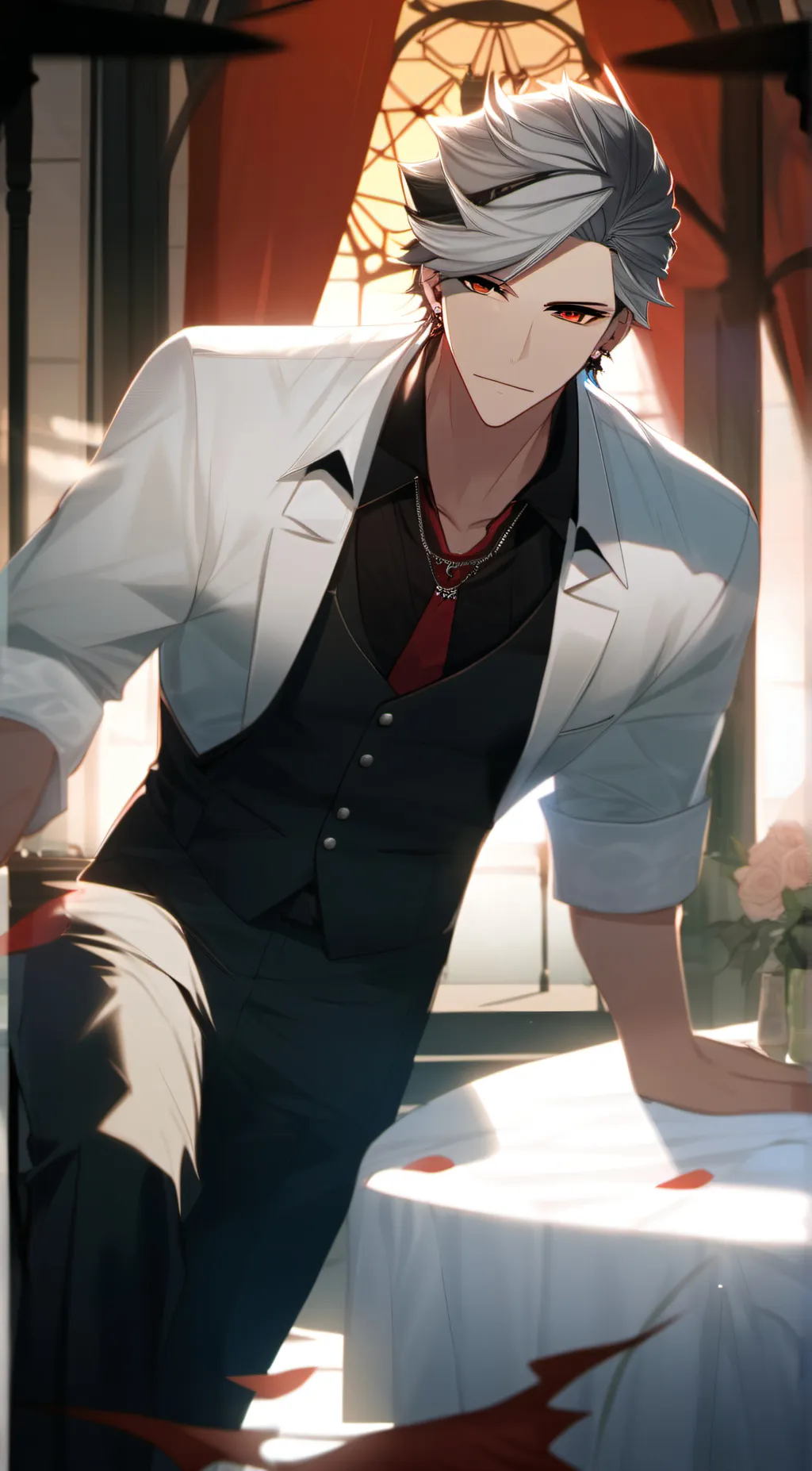 ai character: Xander  background