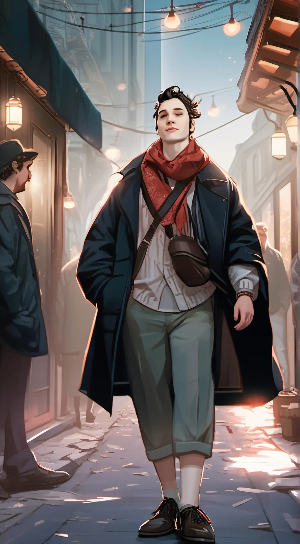 ai character: sexy man ♂️ background