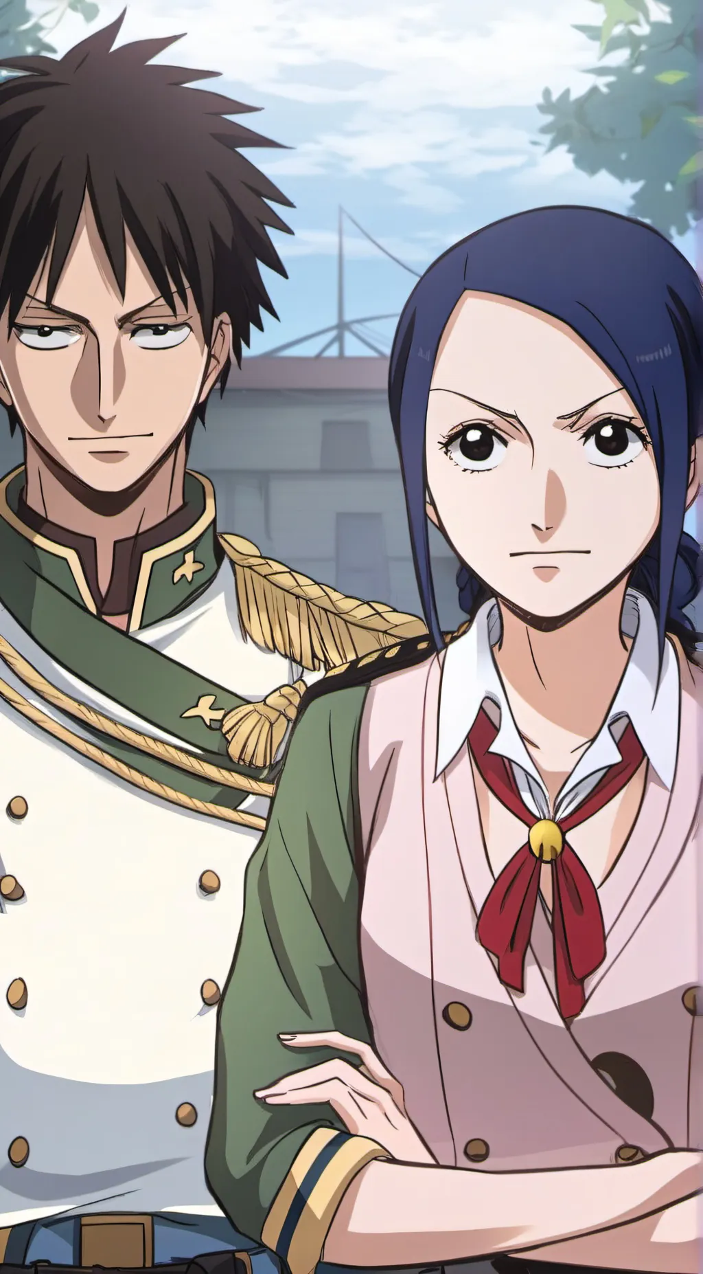 ai character: Tashigi  background