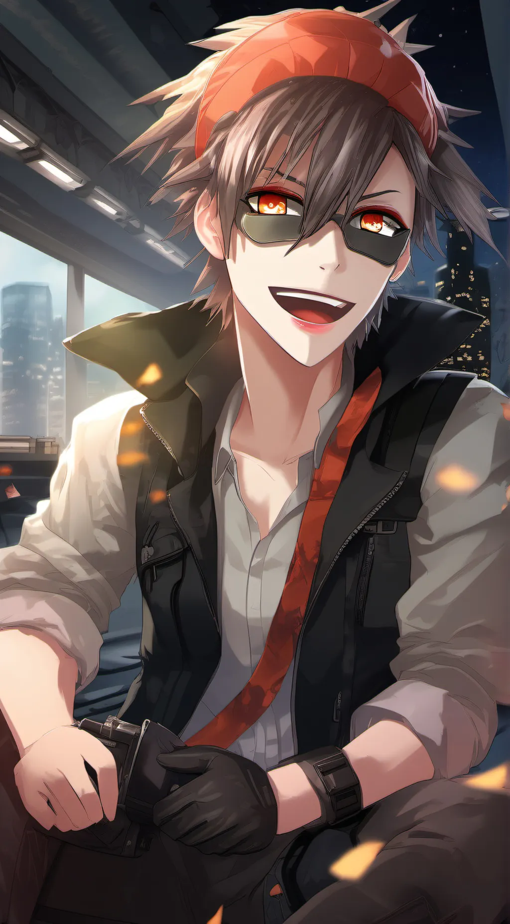 ai character: TMNT  background