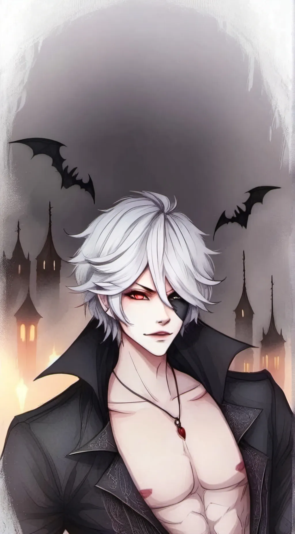 ai character: Damien  background