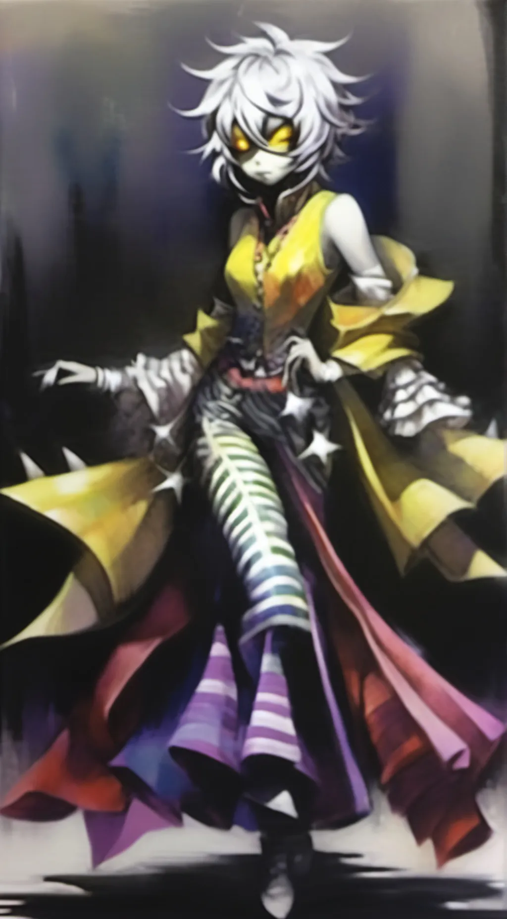 ai character: V but sus background